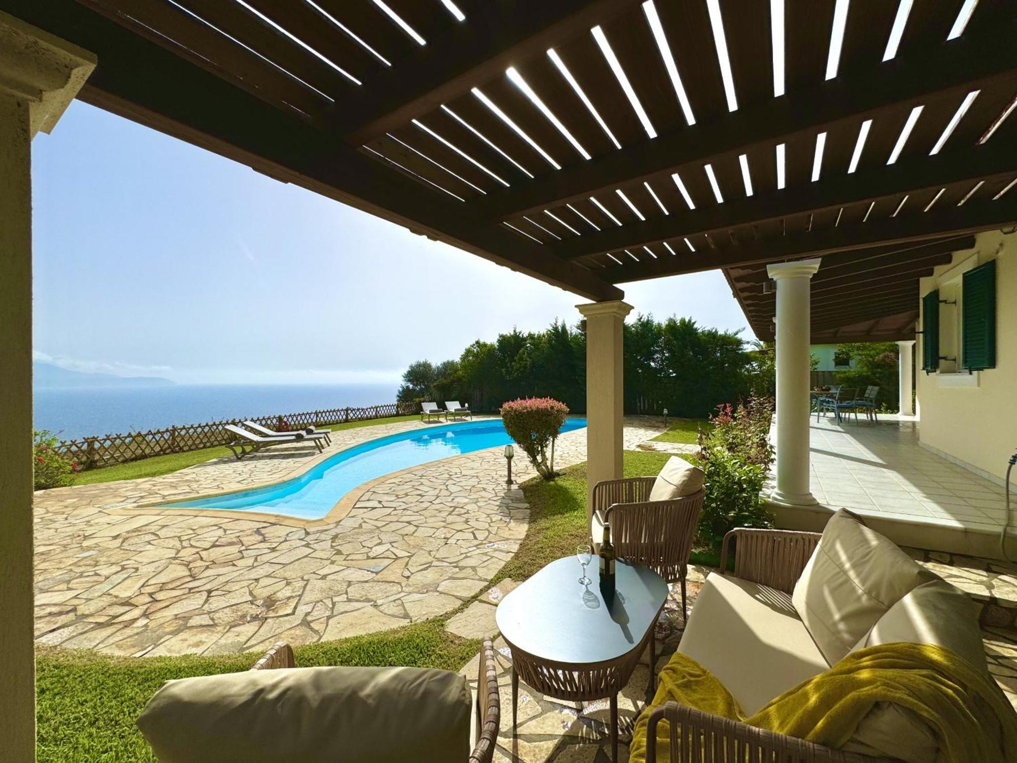 Villa Afroditi, Spartia, Kefalonia Livathos  Buitenkant foto
