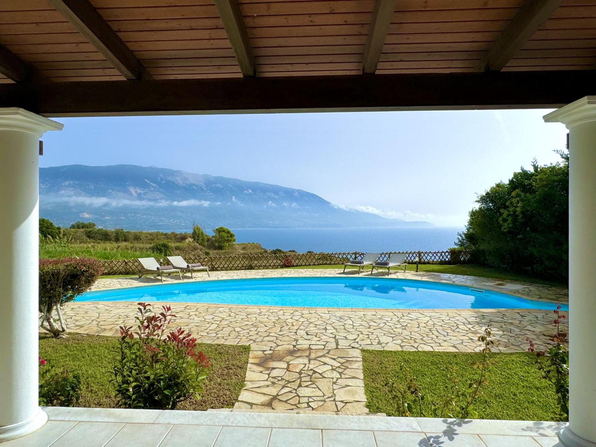Villa Afroditi, Spartia, Kefalonia Livathos  Buitenkant foto